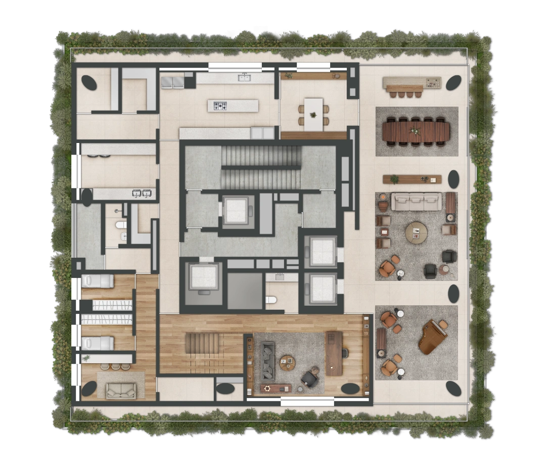 Cobertura Duplex - Andar Inferior