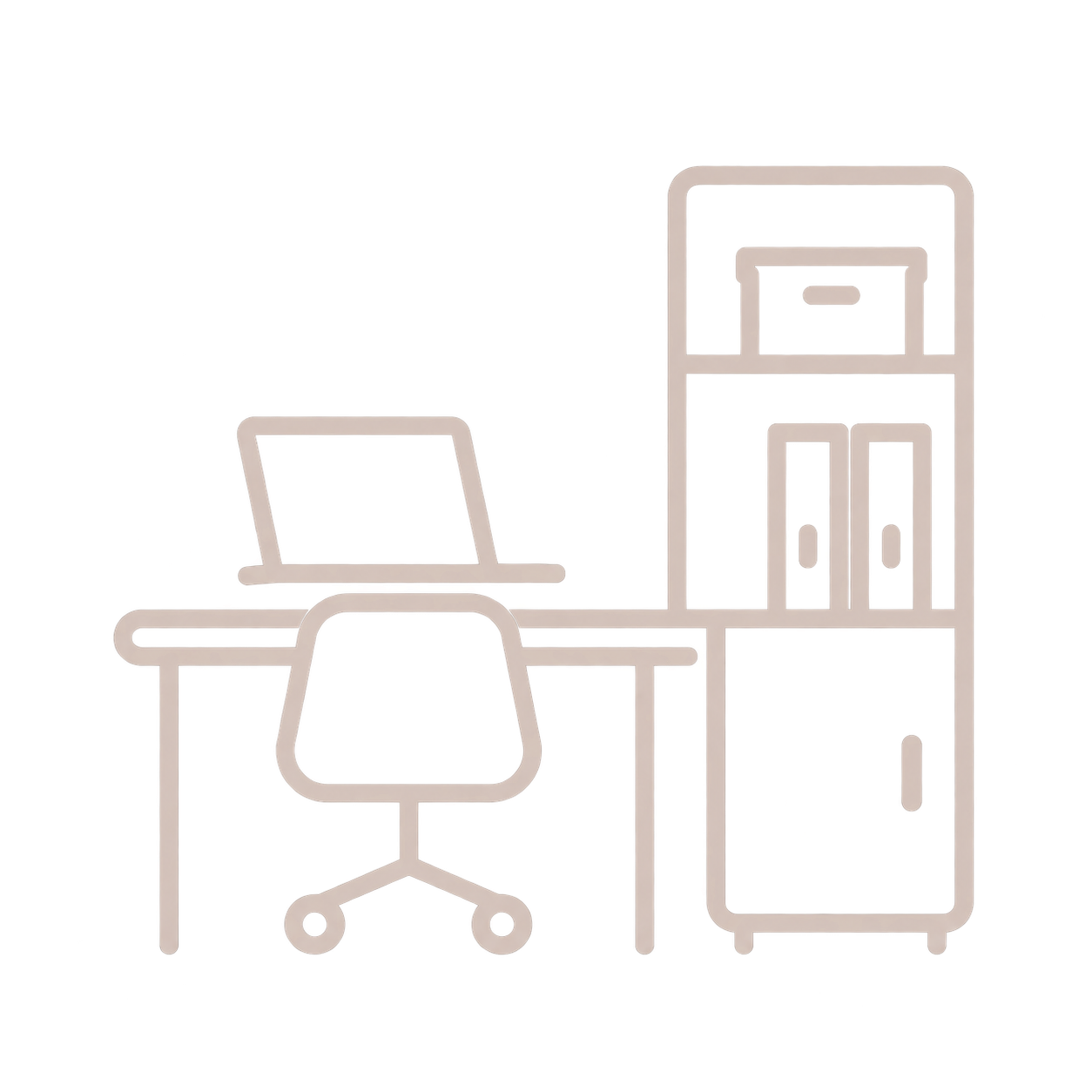 Espaço office e depósito